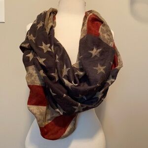 infinity flag Red Whit Blue Scarve  🧣♥️😎
